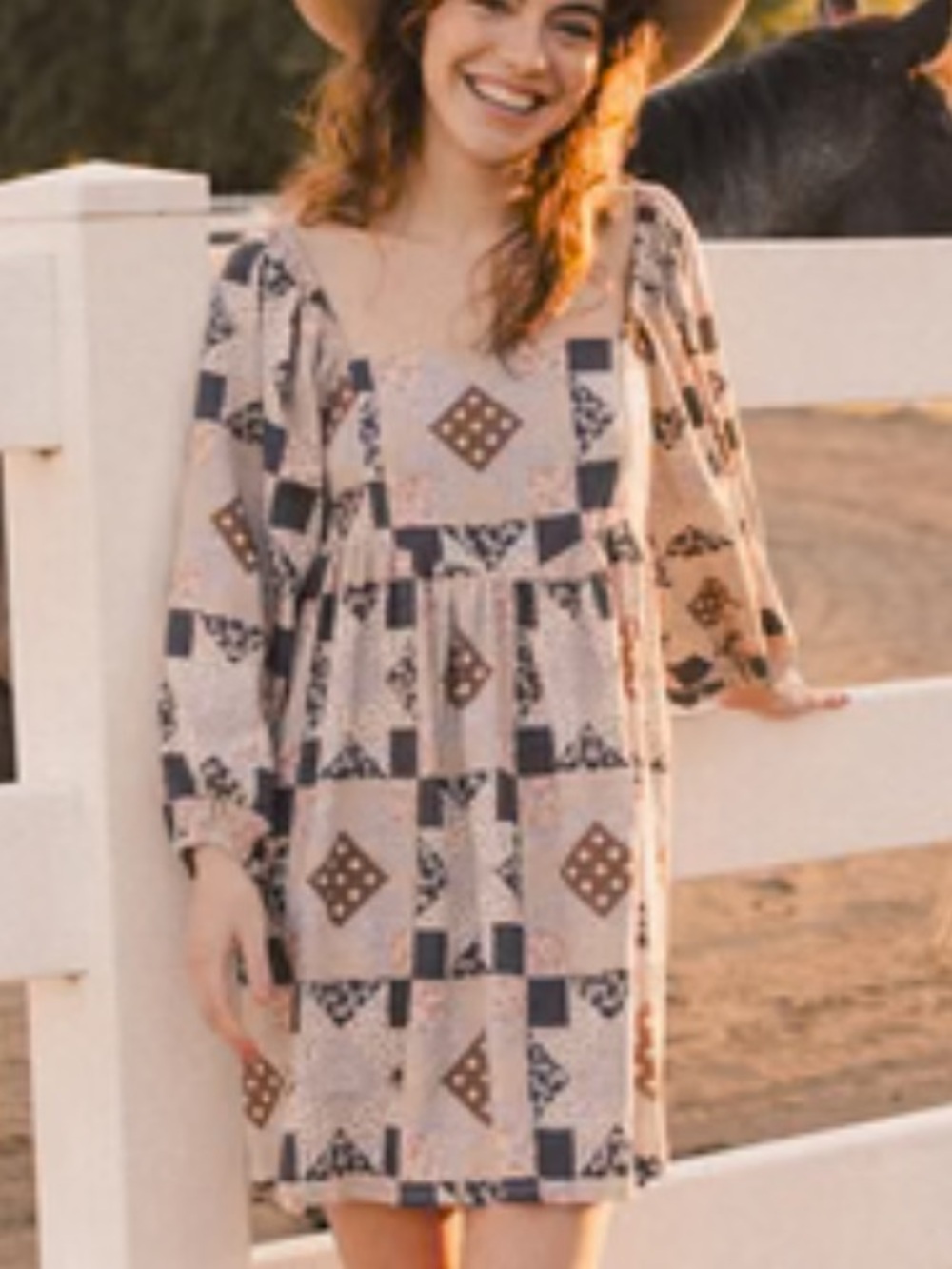 LOOKING FOR: Rylee + Cru Patchwork dress